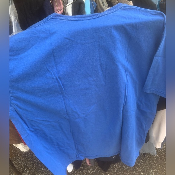 Rare Vintage 90s Nike embroidered swoosh tee blue XL great condition!! - Picture 4 of 4